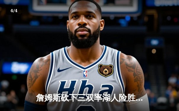 詹姆斯砍下三双率湖人险胜勇士，系列赛总比分2-1领先 - 4